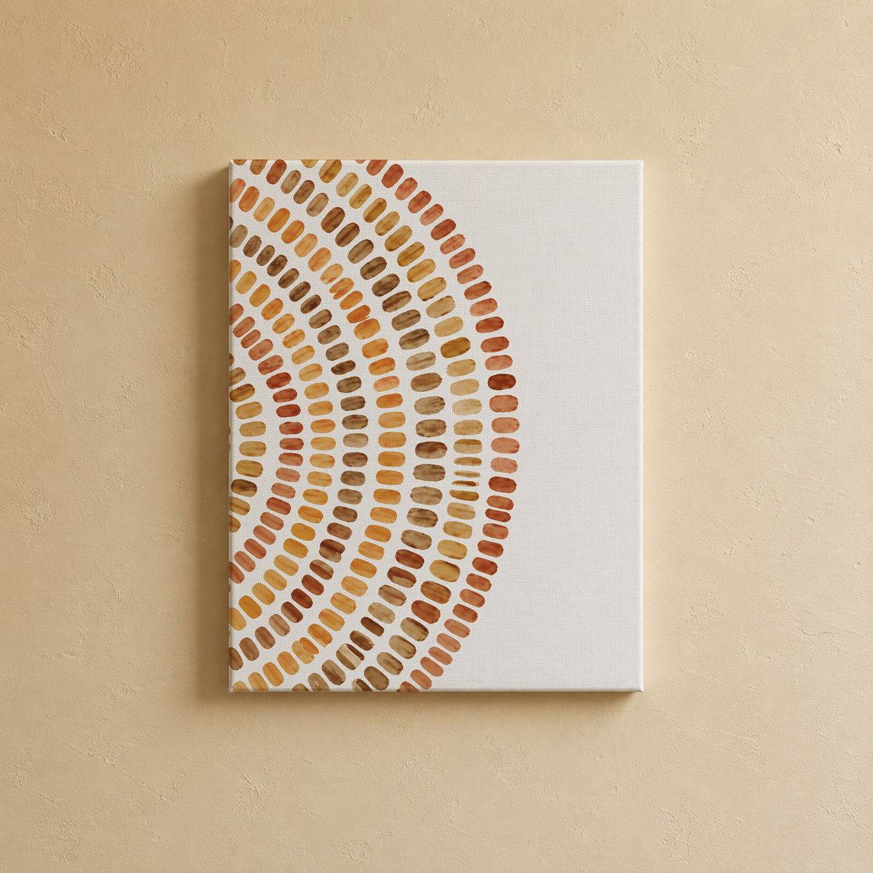 Gallery wall art set from Purnam's Aura Circle collection, alternate view