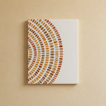 Gallery wall art set from Purnam's Aura Circle collection, alternate view