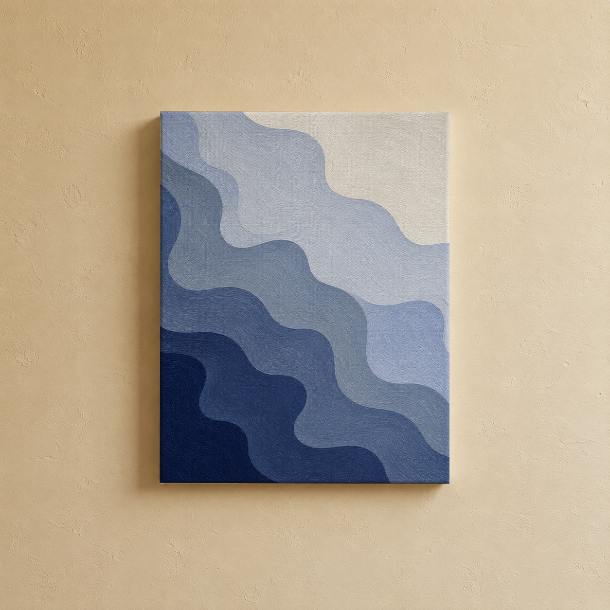Gallery wall art set from Purnam's Beach Patterns collection, styled view
