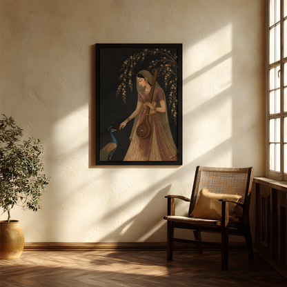Classical Muse wall art from Purnam, alternate view