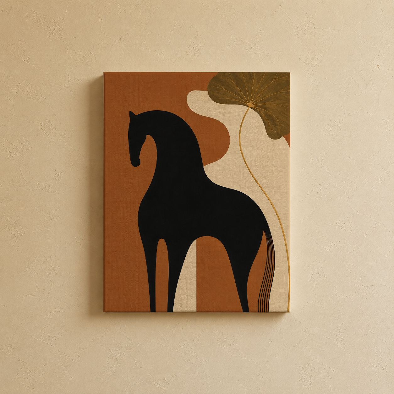 Gallery wall art set from Purnam's Clay & Canter collection, styled view