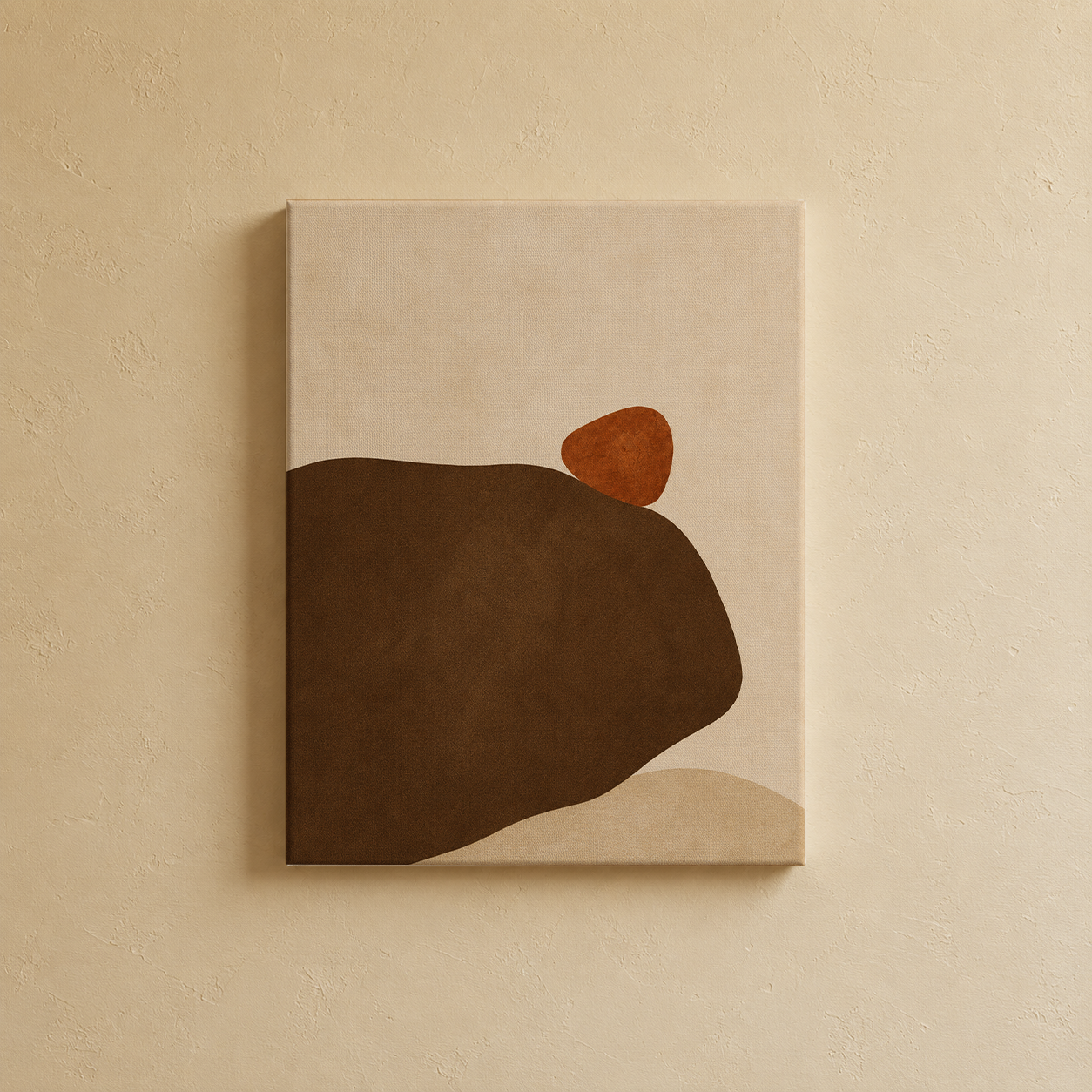 Close-up detail of the gallery wall art set, Purnam's Equilibrium Contours collection