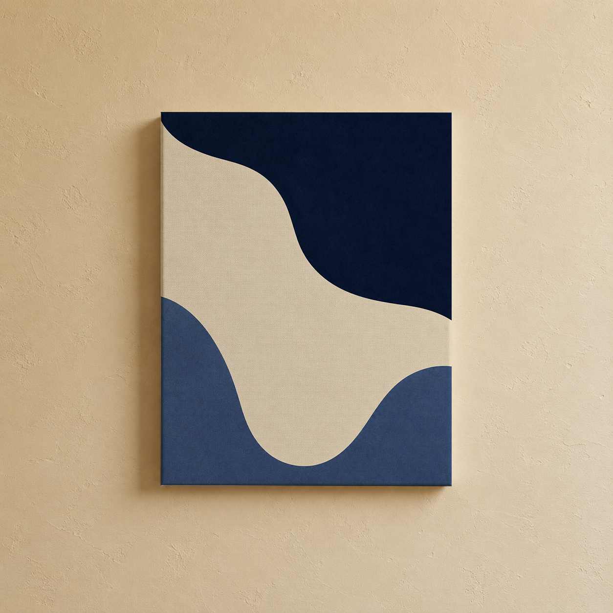 Gallery wall art set from Purnam's Indigo Valley collection, styled view