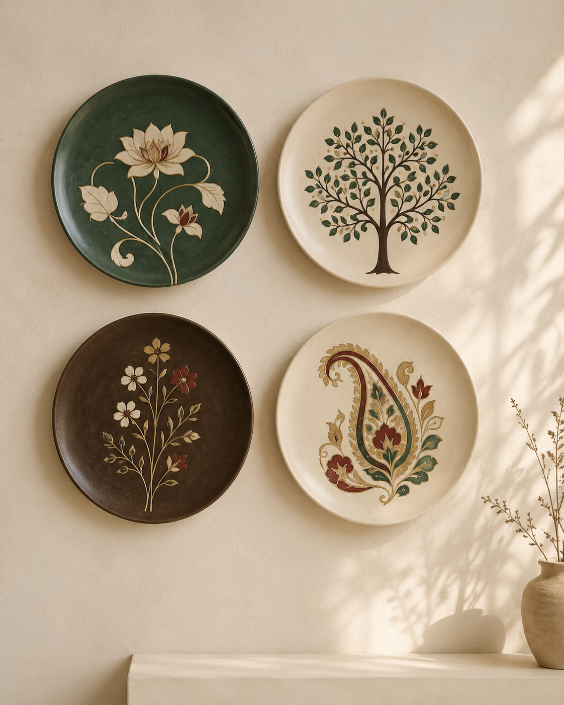 Wall plate from Purnam's Kalpa collection, front view