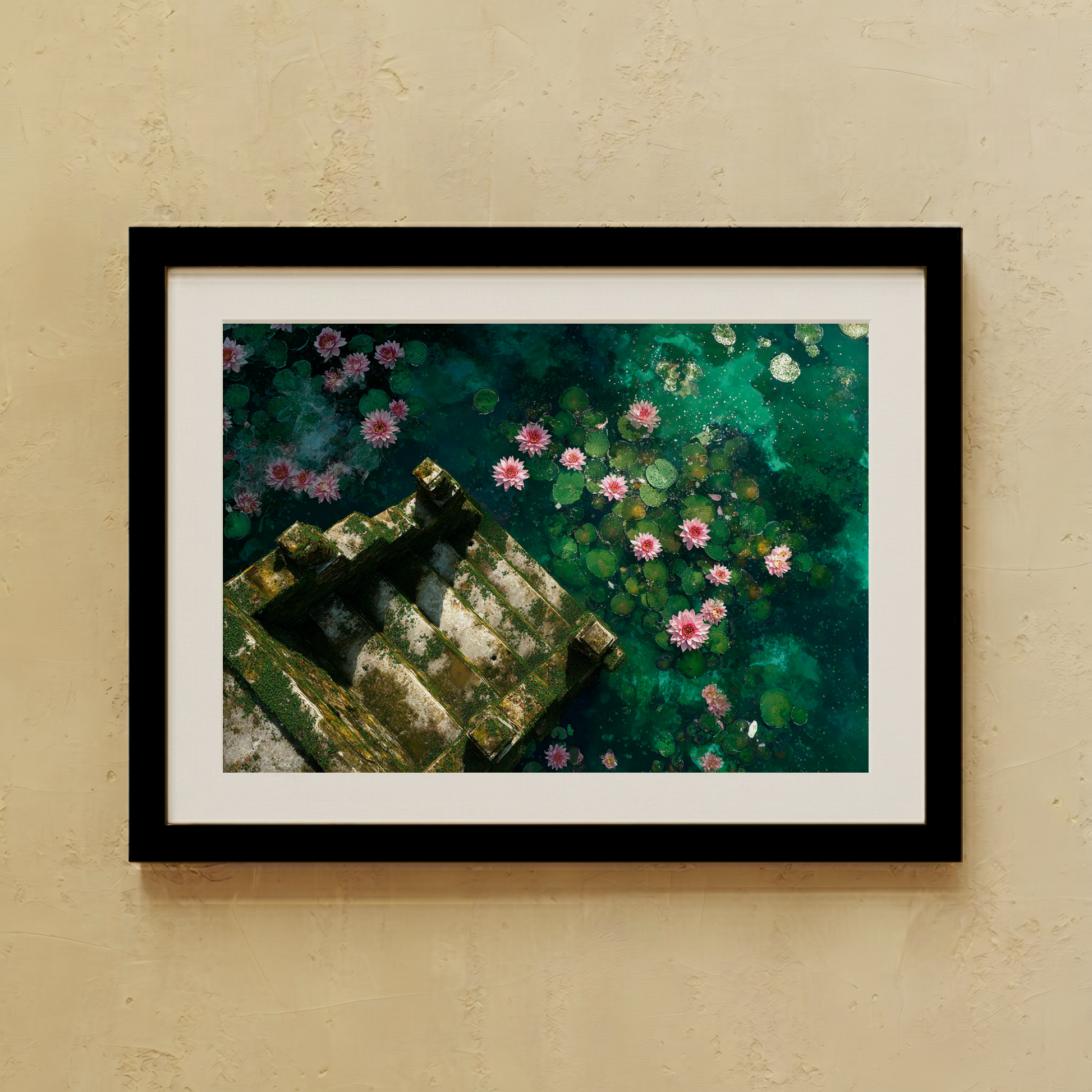 Flowing Calm wall art from Purnam's River's Canvas collection, front view