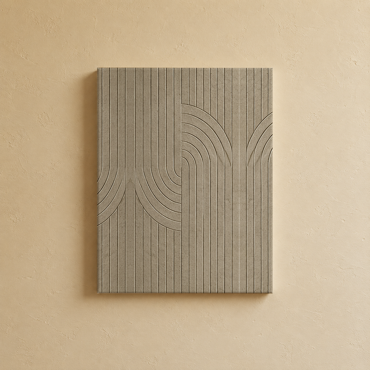 Close-up detail of the gallery wall art set, Purnam's Sila Series collection