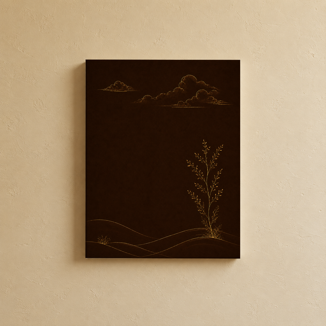 Gallery wall art set from Purnam's The Stag collection, styled view